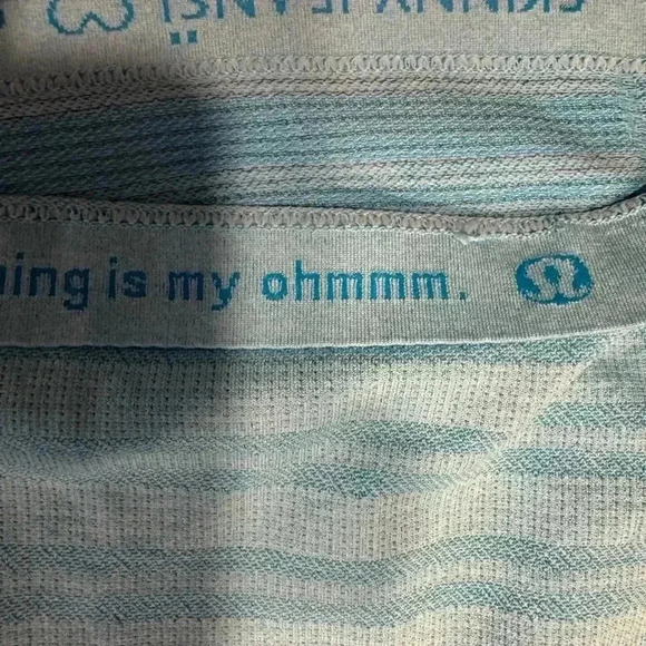 Lululemon swiftly long sleeve athletic tee blue/green size 6 - Picture 8 of 9